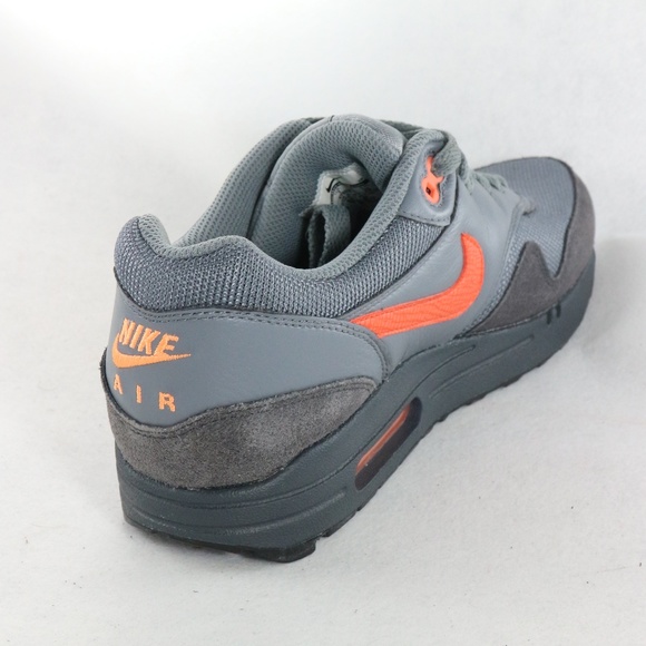 NIKE Air Max 1 FB Cool Grey-Atomic Orange Sz 8 US - Picture 4 of 8
